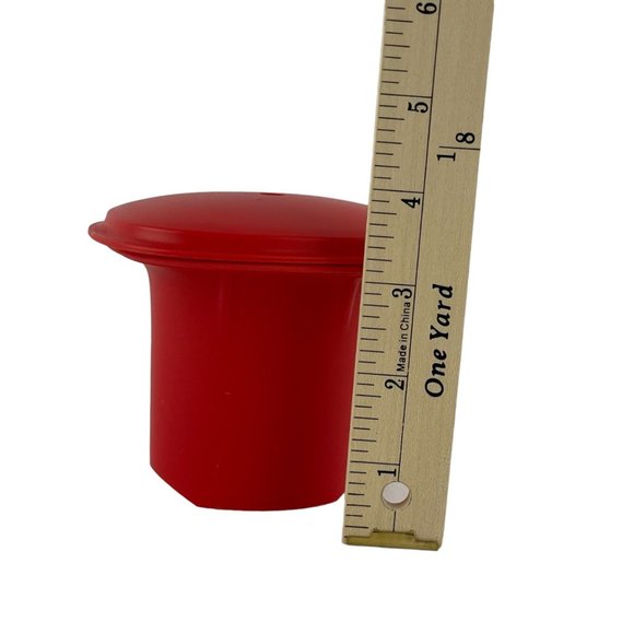 Tupperware Fushion Master Mincer Grinder Red Replacement Part Plunger & Seal - Picture 8 of 10